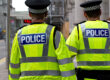 two Police men walking the streets